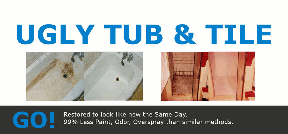 No Spray Tub and Tile Refinishing Products and Kits